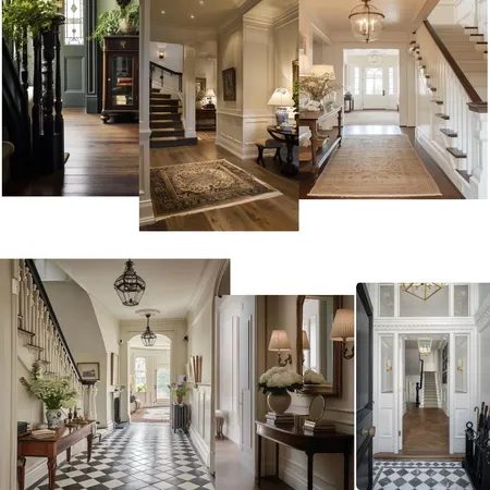 Downstairs Hallway Interior Design Mood Board by Aoife M on Style Sourcebook