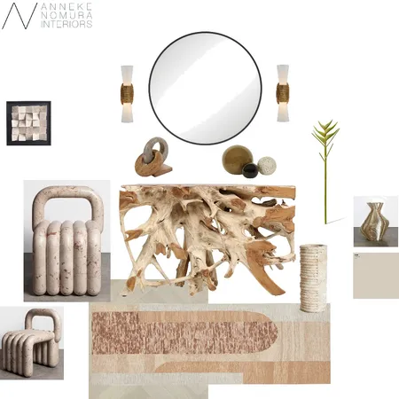Beach Drift Wood Foyer Interior Design Mood Board by ANNEKE NOMURA INTERIORS on Style Sourcebook