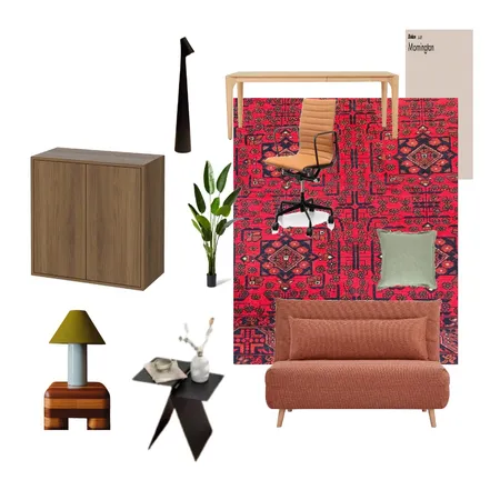 לוח קניות סופי - תרגיל מתגלגל - חדר עבודה Interior Design Mood Board by shizaf on Style Sourcebook
