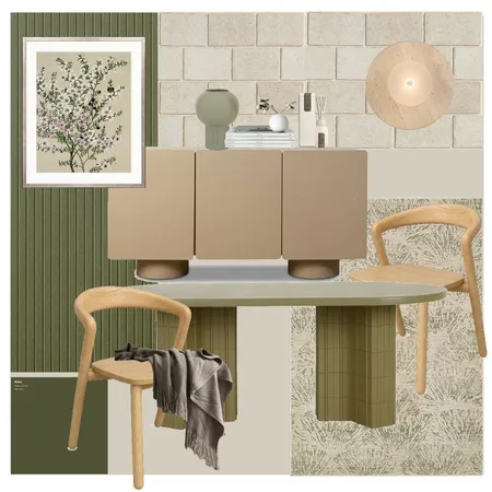 Emma Blomfield Plume Moss Interior Design Mood Board by Unitex Rugs on Style Sourcebook
