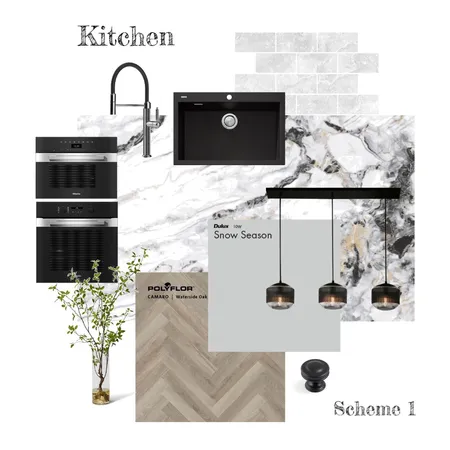 Kitchen Moodboard Scheme 1 Interior Design Mood Board by Archertec Interiors on Style Sourcebook