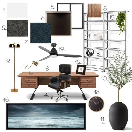 Study Interior Design Mood Board by SMHolmes on Style Sourcebook