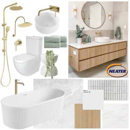 Palm Cove Ensuite Interior Design Mood Board by NeaterHomesCairns on Style Sourcebook