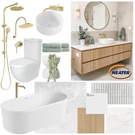 Palm Cove Ensuite Interior Design Mood Board by NeaterHomesCairns on Style Sourcebook