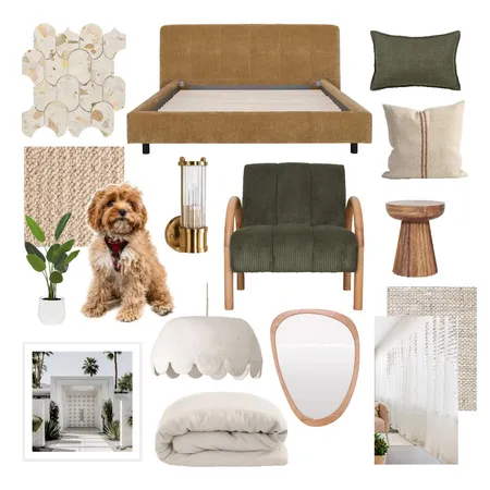 Bedroom Dog Interior Design Mood Board by Gepps Cross on Style Sourcebook
