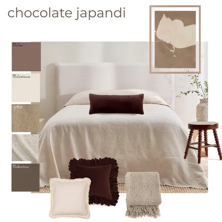Chocolate Japandi Interior Design Mood Board by Pillow Talk on Style Sourcebook