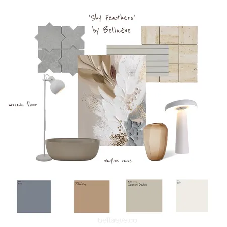 Shy Feathers by BellaEve Interior Design Mood Board by Jela Bandojo on Style Sourcebook