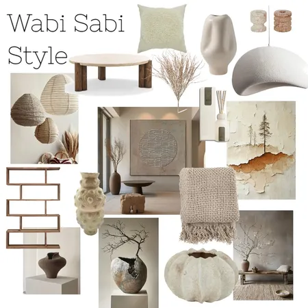 Wabi Sabi Style Interior Design Mood Board by cherieando on Style Sourcebook