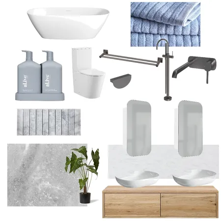 Ensuite Interior Design Mood Board by Allyson M on Style Sourcebook