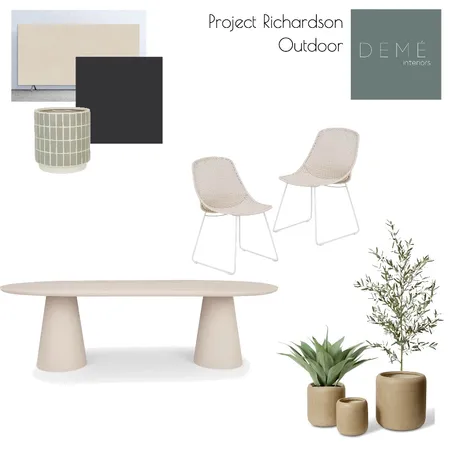 Project Richardson - Outdoor Interior Design Mood Board by Demé Interiors on Style Sourcebook