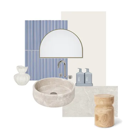 powder blue bathroom Interior Design Mood Board by CiaanClarke on Style Sourcebook