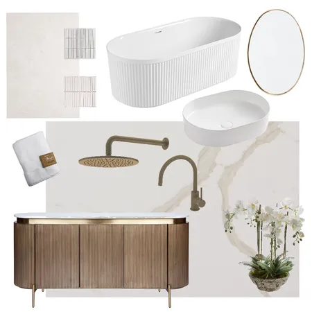 Carrara Gold - Bathroom Interior Design Mood Board by TALOSTONE on Style Sourcebook