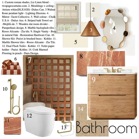 Bathroom Interior Design Mood Board by ChelseyJanea on Style Sourcebook