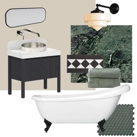 Prada Green - Bathroom Interior Design Mood Board by TALOSTONE on Style Sourcebook