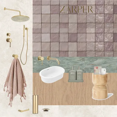 Dekota's Bathroom Interior Design Mood Board by Zarper Interiors on Style Sourcebook