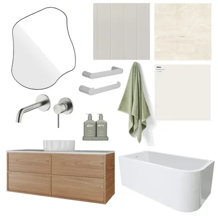Cardiff Powder Room Interior Design Mood Board by Muse Built on Style Sourcebook
