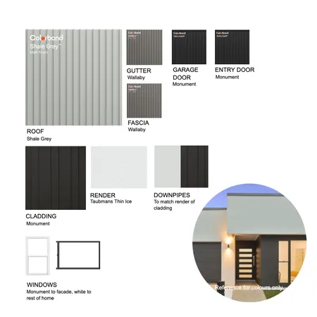 Elkhorn Colours - External Interior Design Mood Board by Saltwood Homes on Style Sourcebook