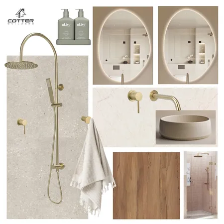 Everleigh - Main Bathroom Interior Design Mood Board by Cotter Builders on Style Sourcebook