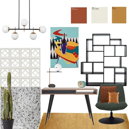 Mid Century Modern Interior Design Mood Board by janewallman on Style Sourcebook