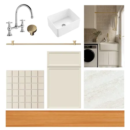 Laundry - With MAtt Tiles Interior Design Mood Board by Dennis Hill Architecture on Style Sourcebook