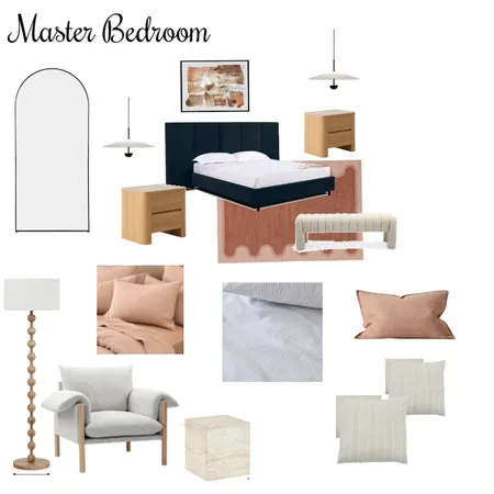 Adam & Emily Master Bedroom Interior Design Mood Board by instyle_byrhi@outlook.com on Style Sourcebook