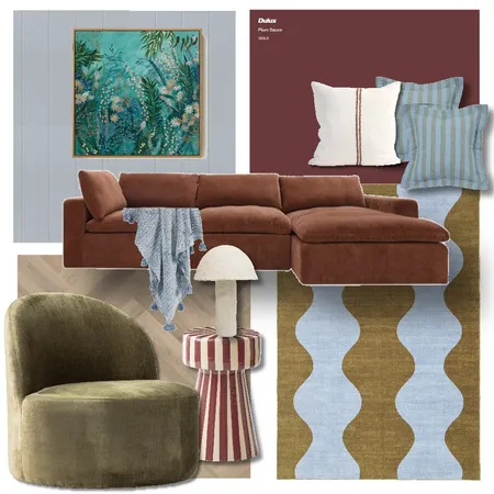 Playful Living Room Interior Design Mood Board by Manea Interior Design & Styling on Style Sourcebook