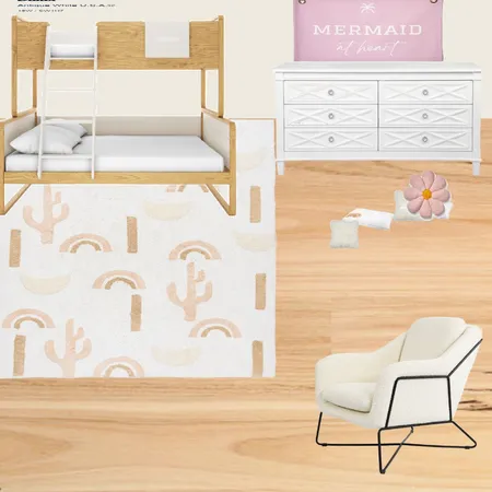 girls pink room Interior Design Mood Board by daisycobb2812@gmail.com on Style Sourcebook