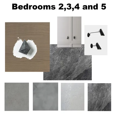 bedrooms 4 and 5 Interior Design Mood Board by FMA INTERIORS on Style Sourcebook