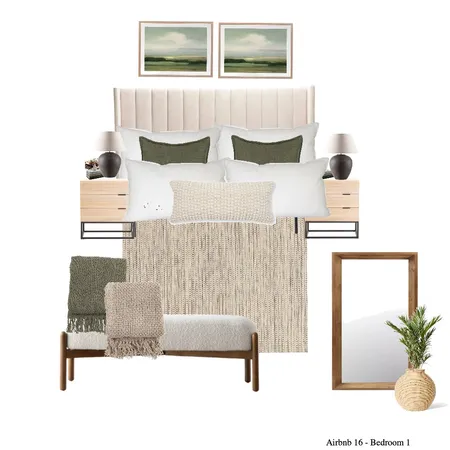 Bedroom 1 - Airbnb 16 Interior Design Mood Board by Paballo on Style Sourcebook