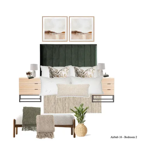 Bedroom 2 - Airbnb 16 Interior Design Mood Board by Paballo on Style Sourcebook
