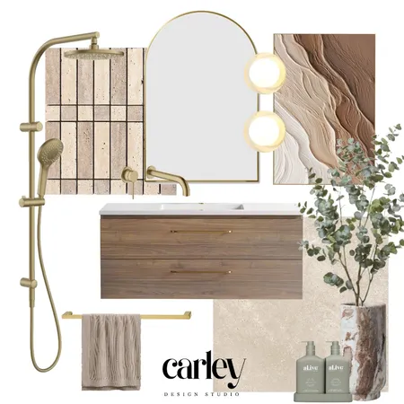 Bathroom Mood Board - Piano X Sculpt Interior Design Mood Board by Carley Design Studio on Style Sourcebook