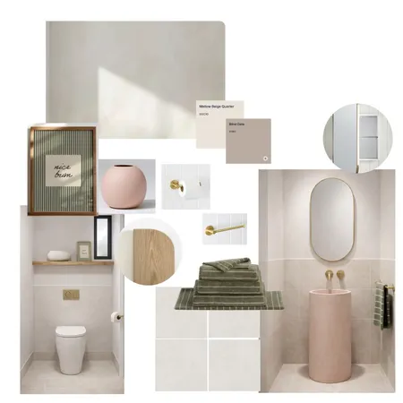 2 Werona - Powder Room Interior Design Mood Board by Styled Home Staging on Style Sourcebook
