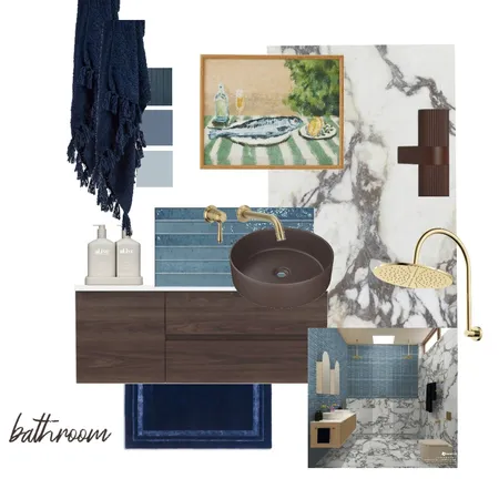 maroon and blue Interior Design Mood Board by Beumont Mentone on Style Sourcebook
