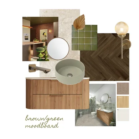 green/brown Interior Design Mood Board by Beumont Mentone on Style Sourcebook