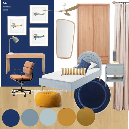 boys bedroom Interior Design Mood Board by maguimun on Style Sourcebook