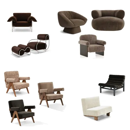 ARMCHAIRS Interior Design Mood Board by Katerina on Style Sourcebook