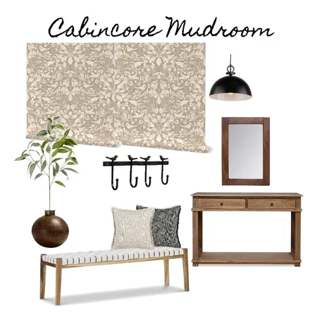 Cabincore Mudroom Interior Design Mood Board by Janiel on Style Sourcebook