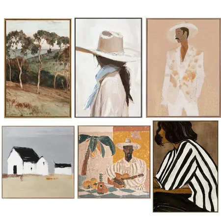 Art Interior Design Mood Board by Rhiannon Lee, Oleander & Finch Interiors on Style Sourcebook
