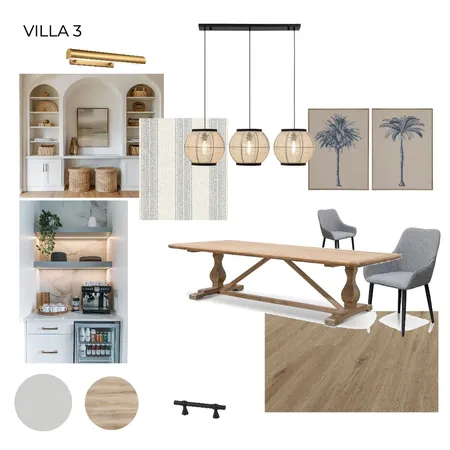 Villa 3 Dining Room Interior Design Mood Board by Tanya Gumbie Design Studio on Style Sourcebook