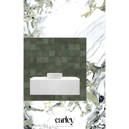 Jade Marble Tile Bathroom 10 Interior Design Mood Board by Carley Design Studio on Style Sourcebook