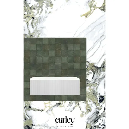 Jade Marble Tile Bathroom 11 Interior Design Mood Board by Carley Design Studio on Style Sourcebook