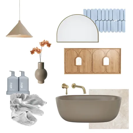 Tonal Bathroom Interior Design Mood Board by ellie.sawyer317 on Style Sourcebook