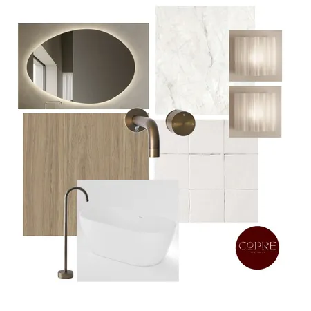 Ensuite Interior Design Mood Board by COPRÈ INTERIORS on Style Sourcebook
