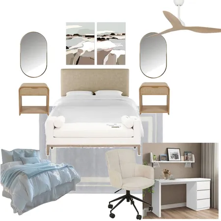Reneasha Simmons Guest Bedroom Mood Board Interior Design Mood Board by jdarinteriors on Style Sourcebook