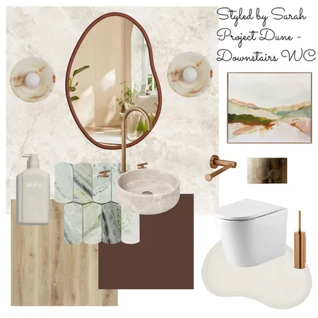 Project Dune WC - Downstairs Interior Design Mood Board by Styled by Sarah on Style Sourcebook