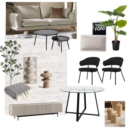 Chelsea Botanic 1 bed living room wood Interior Design Mood Board by Lovenana on Style Sourcebook