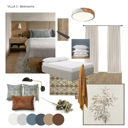 Villa 3 Bedroom Interior Design Mood Board by Tanya Gumbie Design Studio on Style Sourcebook