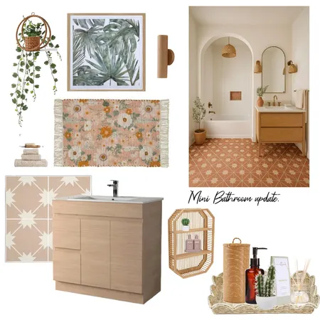 Bathroom mini reno v4 Interior Design Mood Board by thebohemianstylist on Style Sourcebook