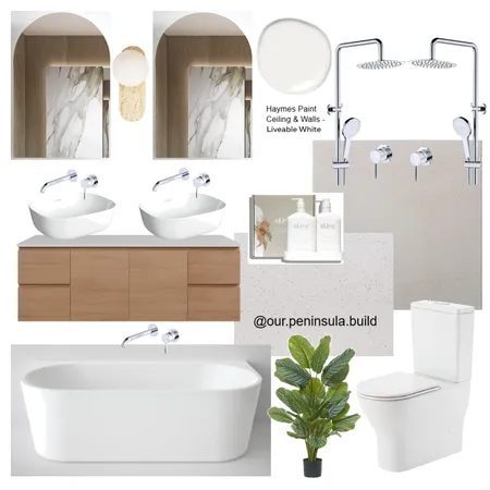 Ensuite 01 Interior Design Mood Board by Our Peninsula Build on Style Sourcebook