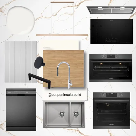 Modern Coastal Kitchen w/out writing Interior Design Mood Board by Our Peninsula Build on Style Sourcebook